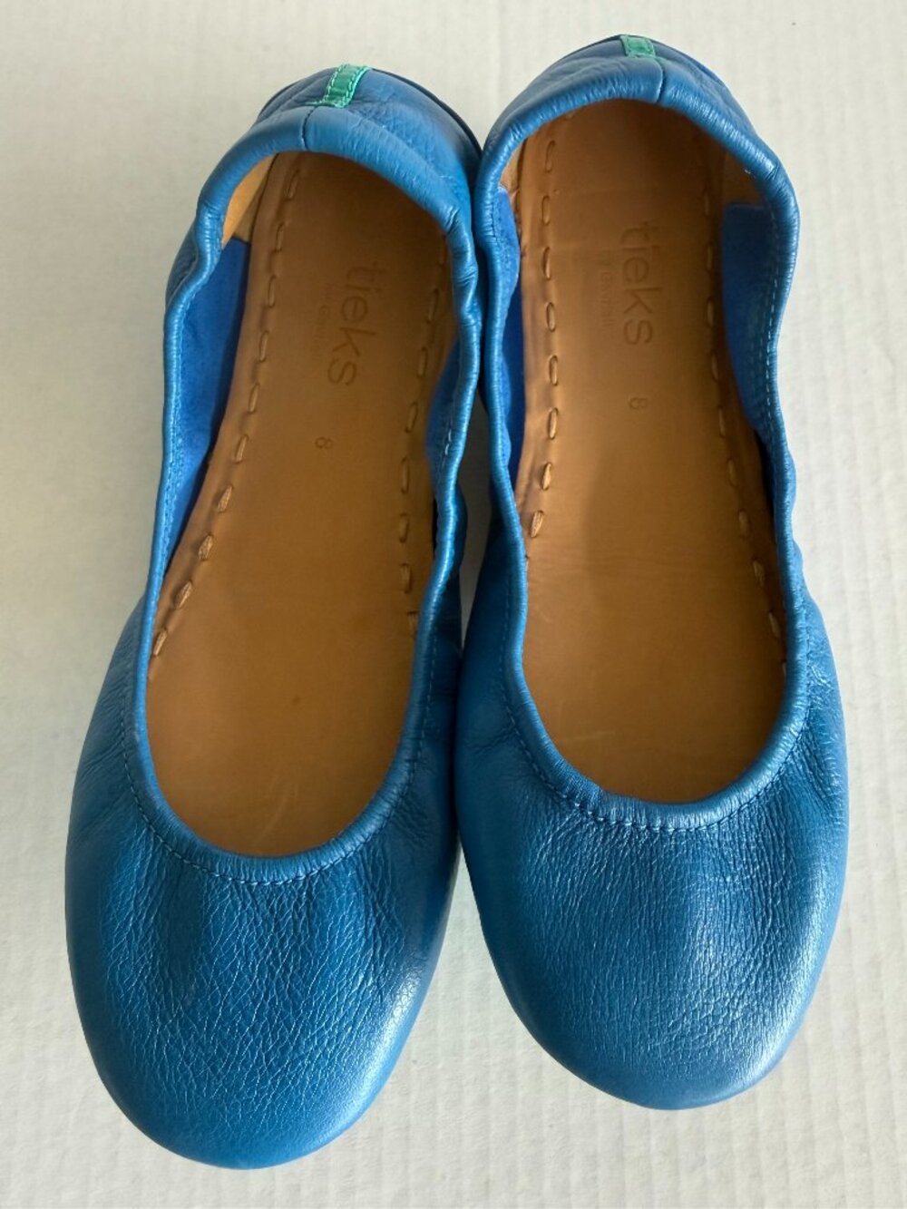 Tieks by Gavrieli Cobalt Blue Leather Ballet Flats Size 8